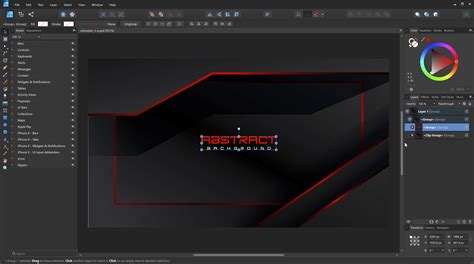 Editing Freepik vector files in Affinity Designer.